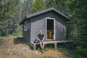 kleine Holzhütte am lower viewpoint