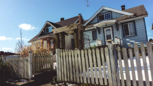 Zwei Häuser in East Vancouver