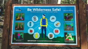 Baden Powell Trail Eingang