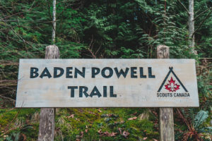 Schild Baden Powell Trail