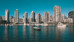 Blick auf Yaletown Vancouver