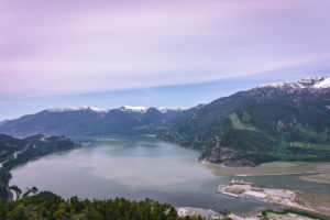 Stawamus Chief Trail - Blick auf Howe Sound