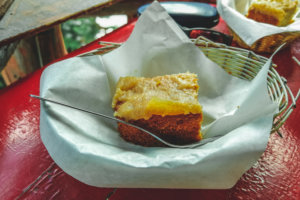 Apfelkuchen im Tea House