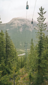 Die Gondel zum Sulphur Mountain