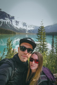 Selfie vor dem Emerald Lake