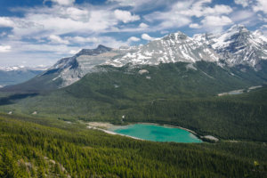 Ausblick auf den Sherbrooke Lake